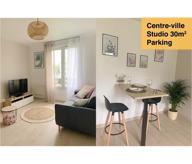 Studio 30M2 - Au Pied De La Gare - Parking Сержі Екстер'єр фото